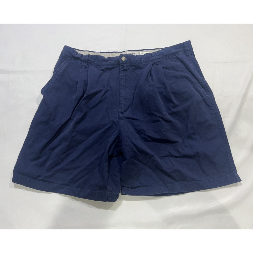 Columbia Shorts Mens 40 Blue Hiking Outdoors Casual